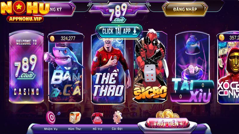 Trang web 789CLUB cung cấp đa dạng dịch vụ giải trí sôi động