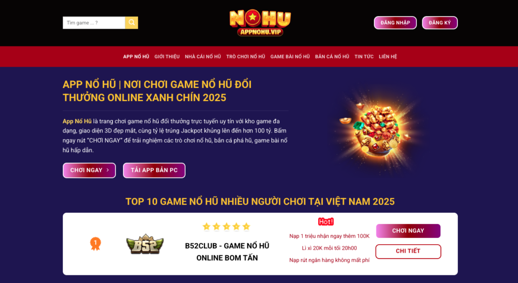 Giới thiệu về nổ hũ