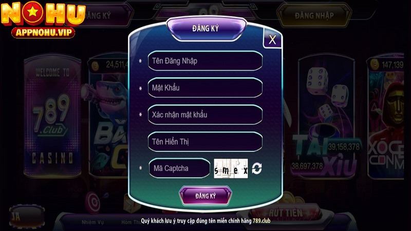 Hãy hoàn tất quy trình đăng ký 789Club