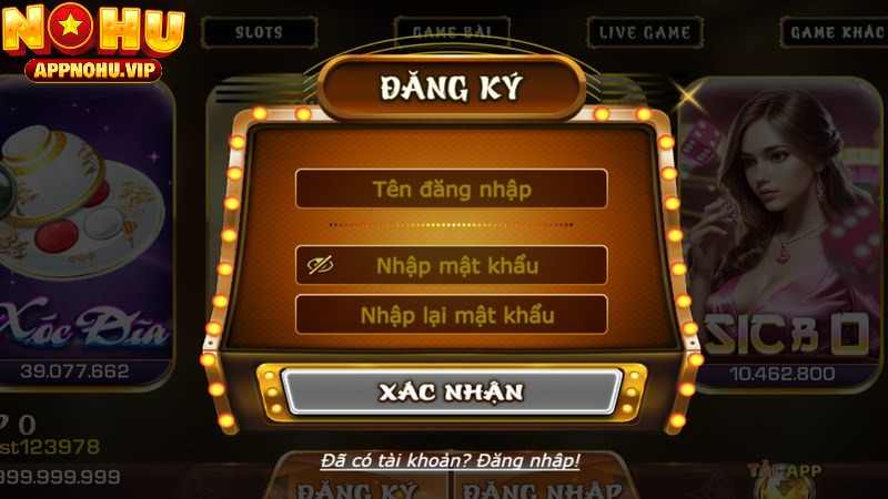 Cách tạo tài khoản tại IWIN khá đơn giản