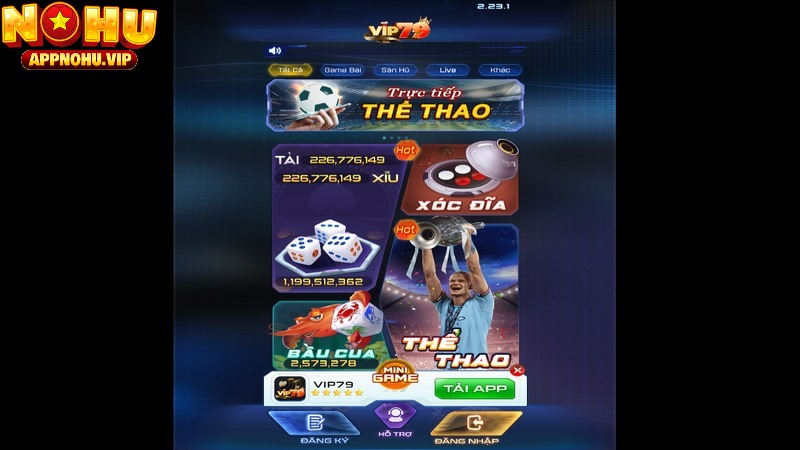 Đăng ký VIP79 cần thực hiện qua trang cá cược chuẩn