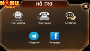 Liên hệ IWIN qua tính năng CSKH