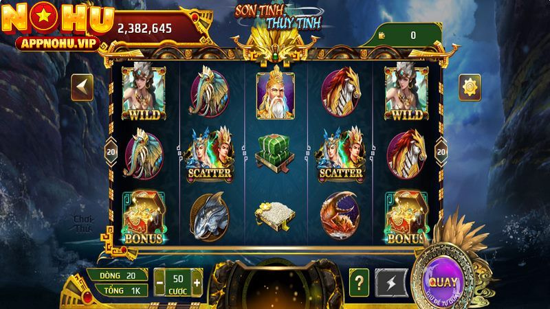 Slot sơn tinh thủy tinh gây ấn tượng với giao diện bắt mắt