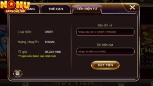 Rút tiền SUNWIN qua tiền điện tử là một phương thức nhanh chóng