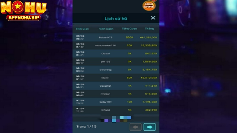 Có thể săn được hũ nổ giá trị khi tham gia quay slot
