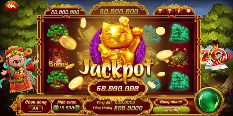 Nổ hũ - game slots Betvision Jackpot mang đến bạn nhiều giải thưởng