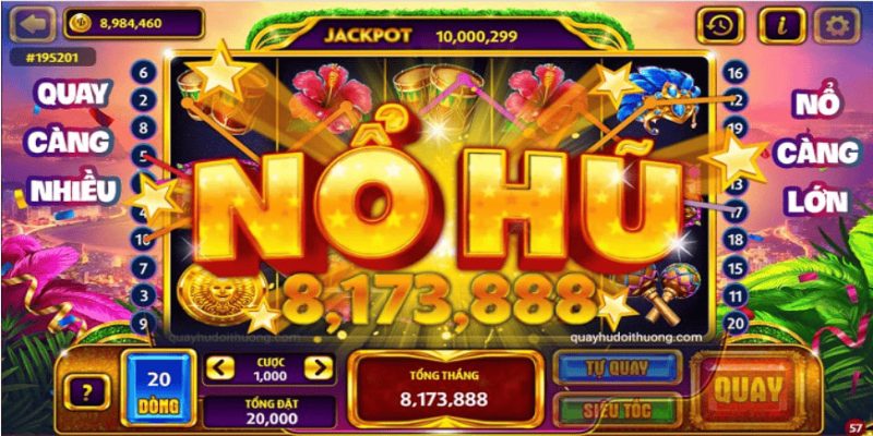 Mỗi trò chơi nổ hũ - game slots Max88 đều được thiết kế tỉ mỉ, tạo cảm giác lôi cuốn
