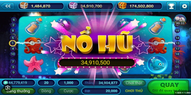 Nổ hũ - game slots IWIN CLUB ấn tượng với tỷ lệ RTP hấp dẫn